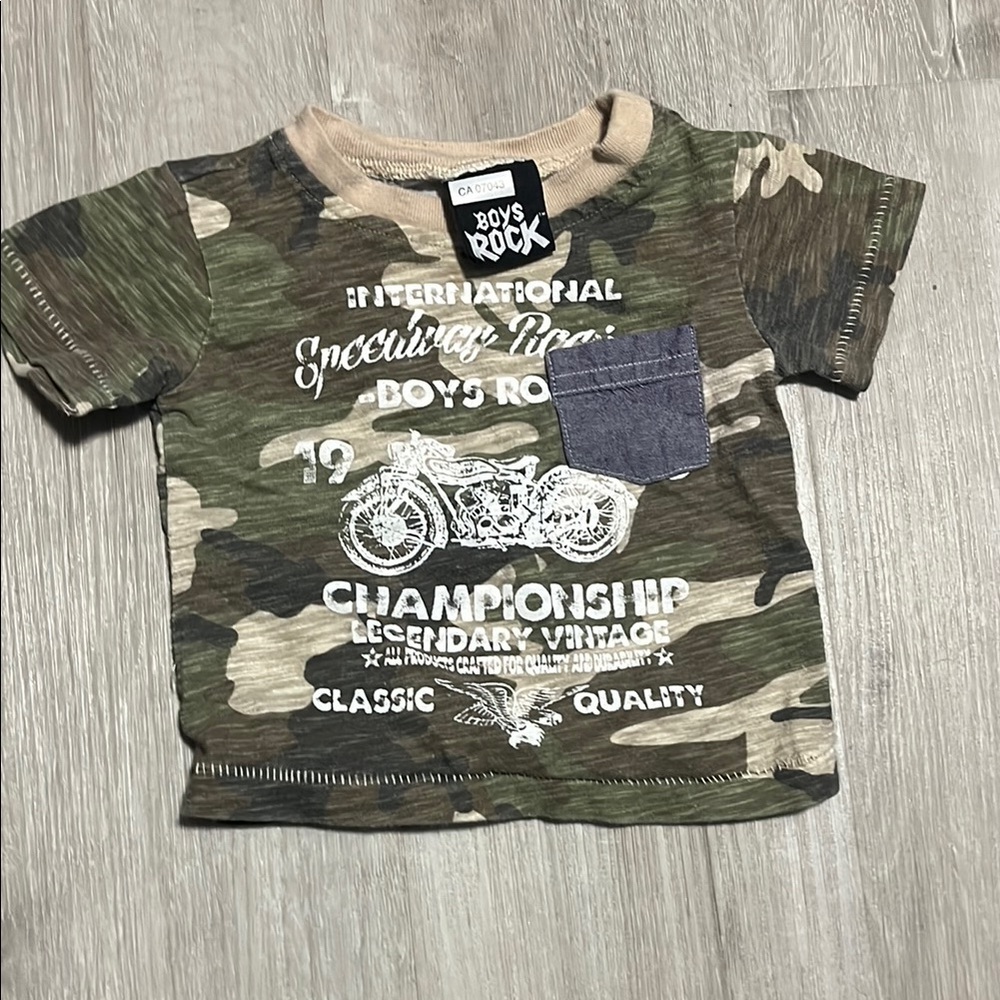 Camouflage T-Shirt with Pocket